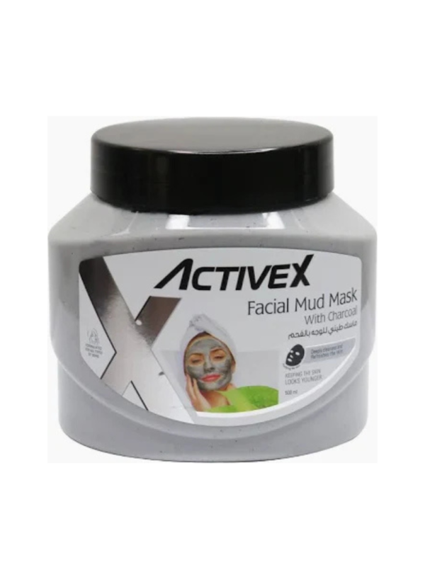 Activex facial Mud Mask 500 ml - Charcoal