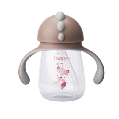 Fissman Baby Dinosaur Design Training Cup 260 ml Brown