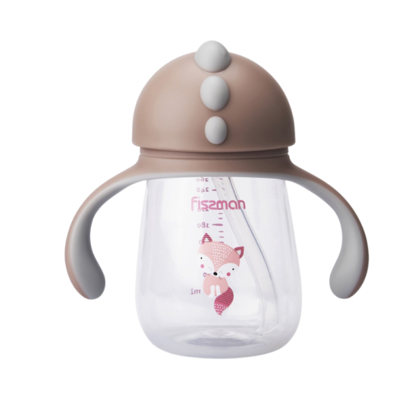 Fissman Baby Dinosaur Design Training Cup 260 ml Brown